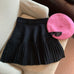 Cute Elastic Waist Pleated Miniskirt