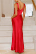 Margovil V Neck Sleeveless Maxi Party Dress