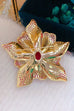 Margovil Blooming luxury Inspiring Elegance Flower Crystal Brooch