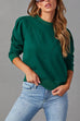 Margovil Crewneck Puff Sleeves Comfy Sweatshirt