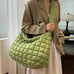 Margovil Lightweight Quilted Grid Puffer Tote Bag