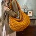 Margovil Lightweight Quilted Grid Puffer Tote Bag