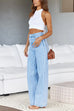 Margovil Distressed Wide Leg Boyfriend Denim Pants