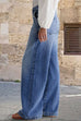 Margovil Distressed Wide Leg Casual Leans