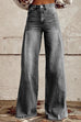 Margovil Distressed Wide Leg Casual Denim Pants