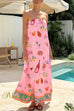 Margovil Strapless Tube Dolce Vita Holiday Print Maxi Dress