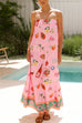 Margovil Strapless Tube Dolce Vita Holiday Print Maxi Dress