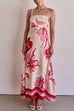 Margovil Empire Waist Floral Print Maxi Cami Dress