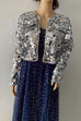 Margovil Open Front Cropped Sequin Jacket