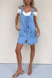 Margovil Button Up Pocketed Denim Romper