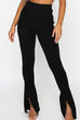 Margovil High Rise Slit Bell Bottoms Skinny Pants