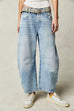 Margovil Mid Rise Barrel Leg Jeans