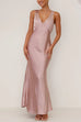 Margovil V Neck Sleeveless Maxi Party Dress