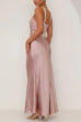 Margovil V Neck Sleeveless Maxi Party Dress