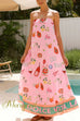 Margovil Strapless Tube Dolce Vita Holiday Print Maxi Dress