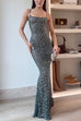 Margovil Sheer Embellished Scoop Neck Cami Maxi Evening Gown