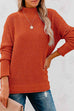 Margovil Fall Solid Mockneck Drop Shoulder Sweater