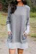 Margovil Maureen Pockets Cozy Autumun Sweatershirt Dress