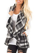 Margovil Pockets Plaid Jacket Vest