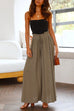 Margovil Drawstring Elastic Waist Wide Leg Baggy Pants(5 Colors Available)