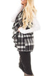 Margovil Pockets Plaid Jacket Vest