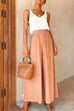 Margovil Elastic Waist Wide Leg Palazzo Pants