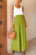 Margovil Elastic Waist Wide Leg Palazzo Pants