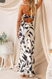 Margovil Geometric Printed Tube Top Maxi Party Dress