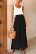 Margovil Elastic Waist Wide Leg Palazzo Pants