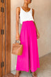 Margovil Elastic Waist Wide Leg Palazzo Pants