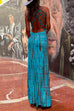 Margovil Criss Cross Open Back Tie Dye Maxi Dress(6 Colors Available)