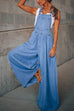 Margovil Pocketed Wide Leg Baggy Denim Overalls