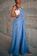 Margovil Pocketed Wide Leg Baggy Denim Overalls